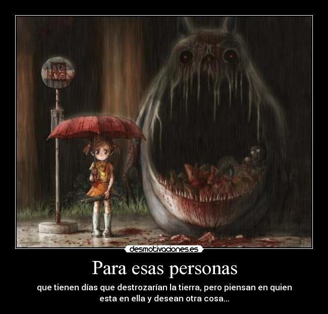 Para esas personas -