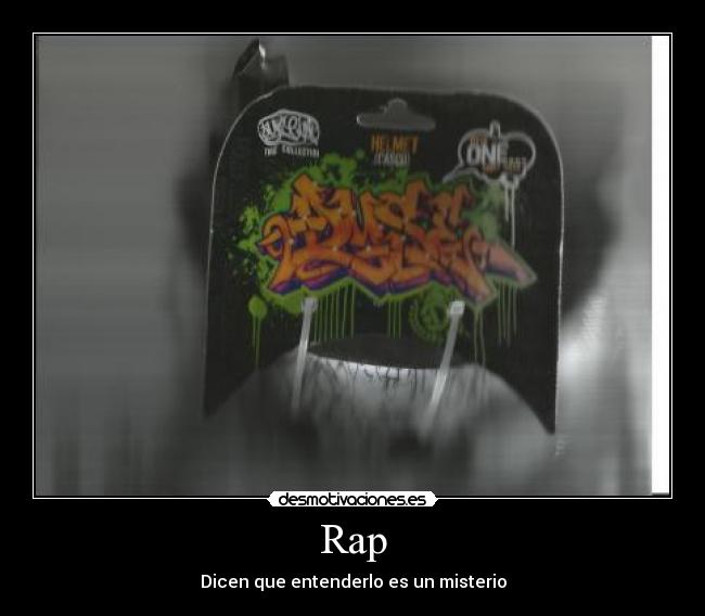 Rap - Dicen que entenderlo es un misterio