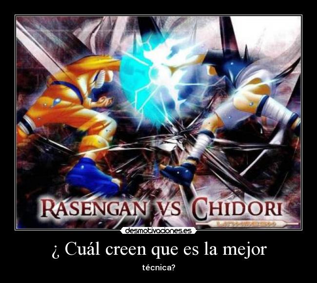 carteles rasengan chidori desmotivaciones
