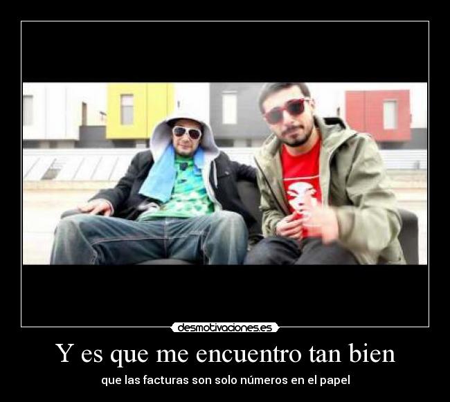 Y es que me encuentro tan bien -