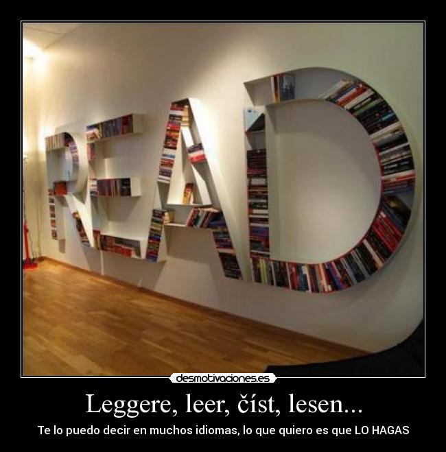 Leggere, leer, číst, lesen... - 