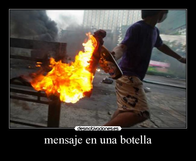 mensaje en una botella -