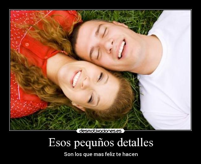 Esos pequños detalles -
