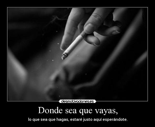 Donde sea que vayas, - 