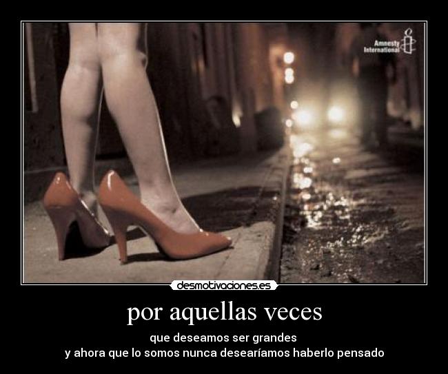 por aquellas veces - 