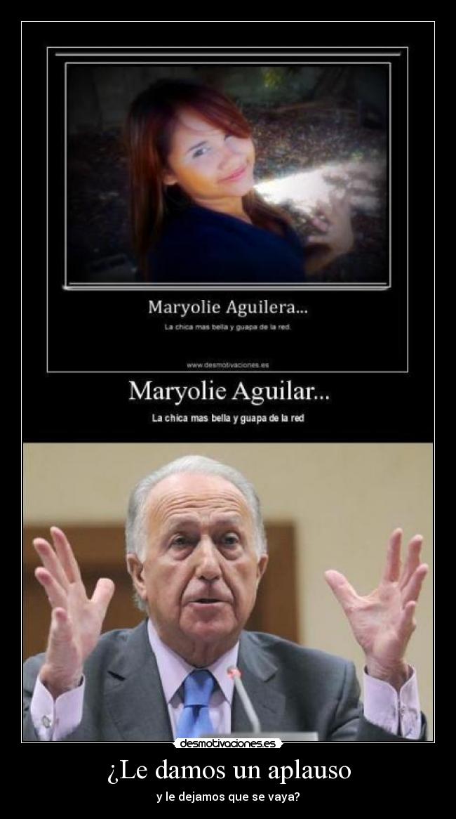 ¿Le damos un aplauso -