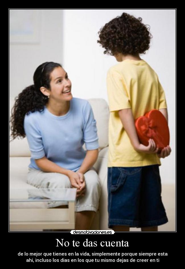 No te das cuenta - 
