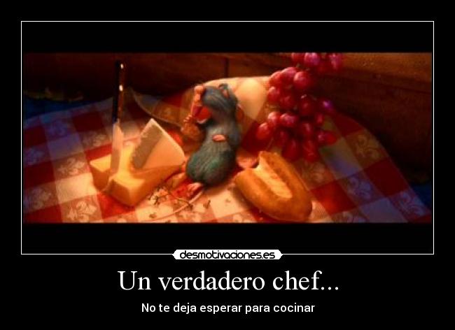 Un verdadero chef... - 