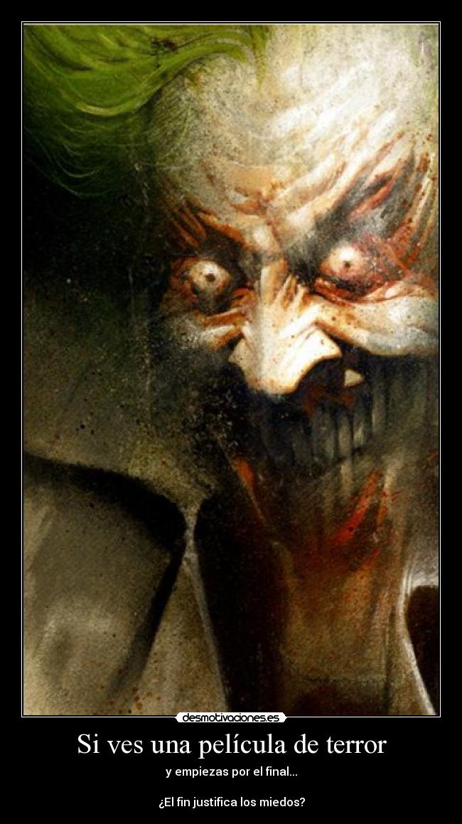 Si ves una película de terror - 