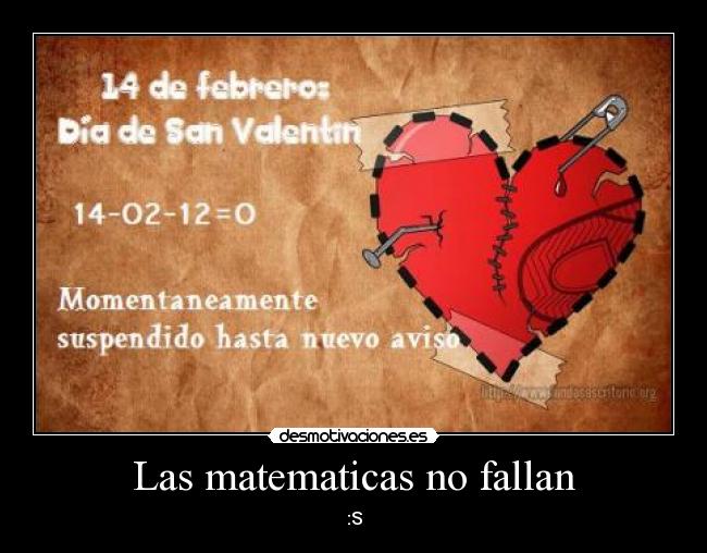 Las matematicas no fallan -