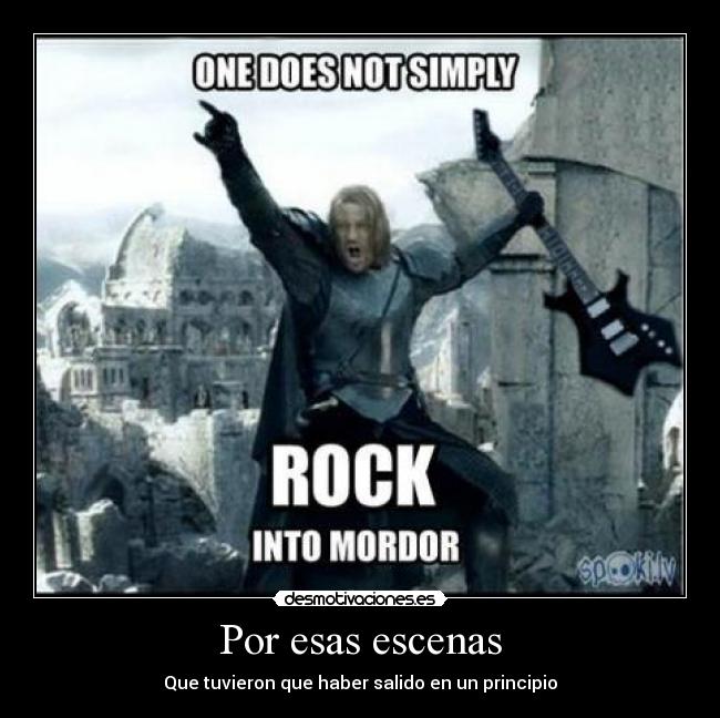 Por esas escenas - Que tuvieron que haber salido en un principio