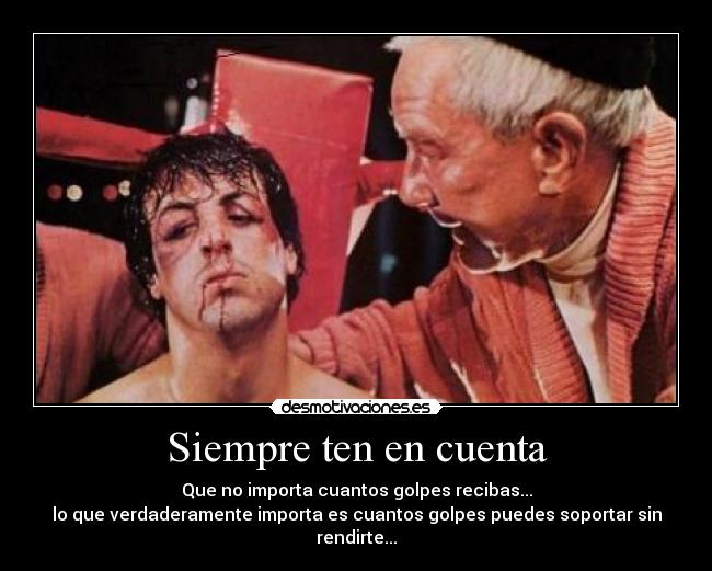 Siempre ten en cuenta - 