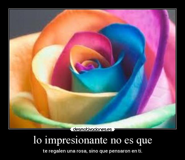 lo impresionante no es que -