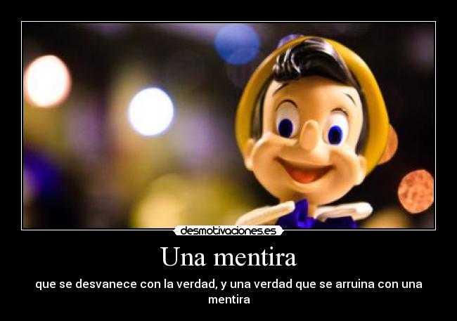 Una mentira - 