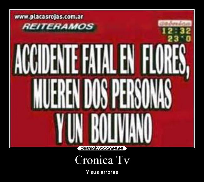 carteles cronica desmotivaciones