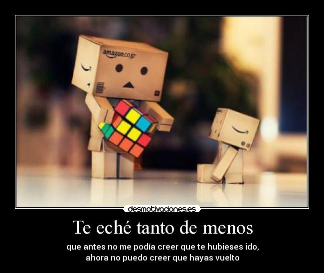 Te eché tanto de menos - 