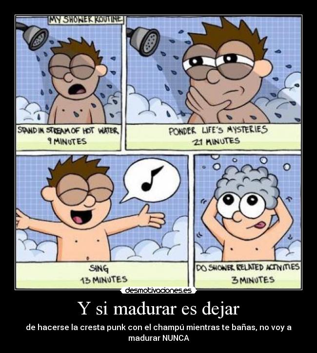 Y si madurar es dejar - 