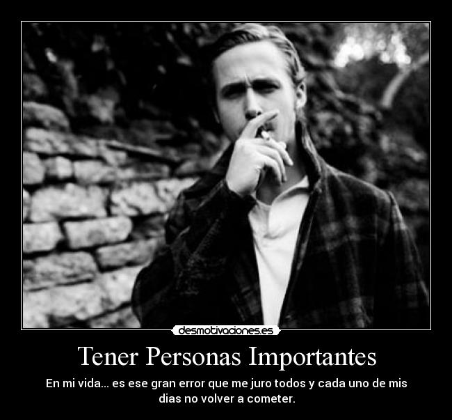 Tener Personas Importantes - 