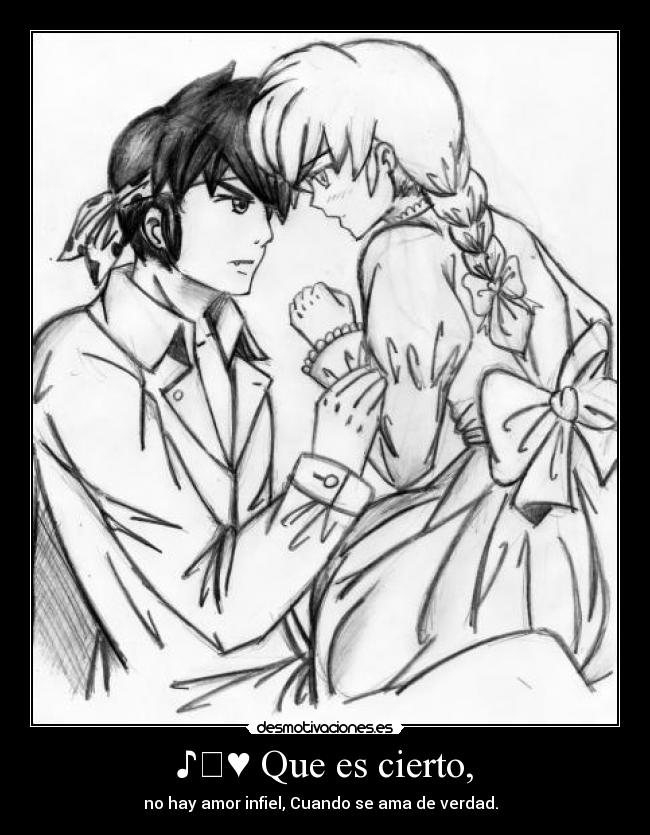 ♪♬♥ Que es cierto, - 