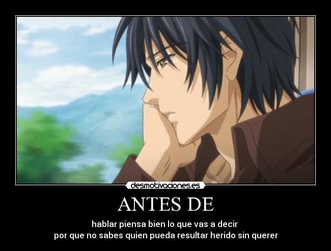ANTES DE -