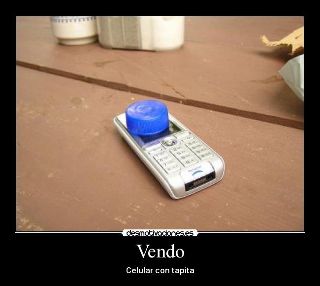 Vendo - Celular con tapita