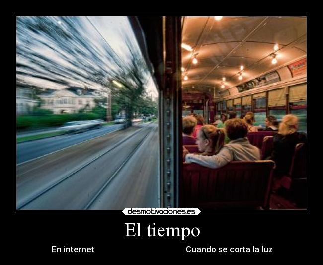 El tiempo - En internet                                              Cuando se corta la luz