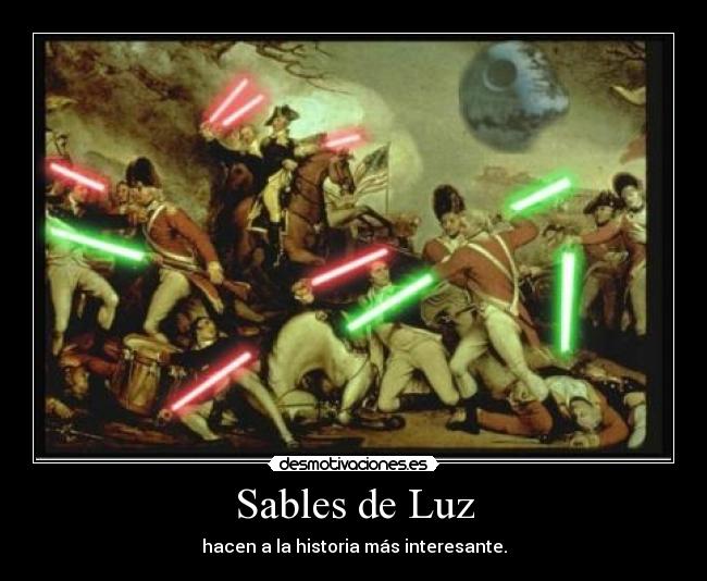 Sables de Luz - hacen a la historia más interesante.