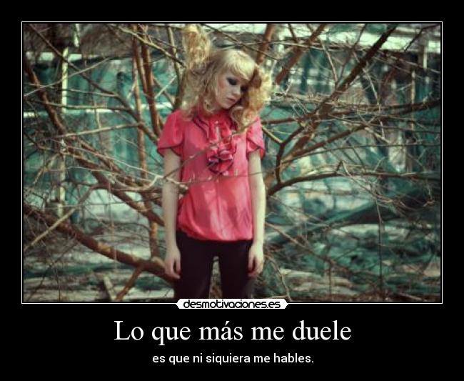 Lo que más me duele -