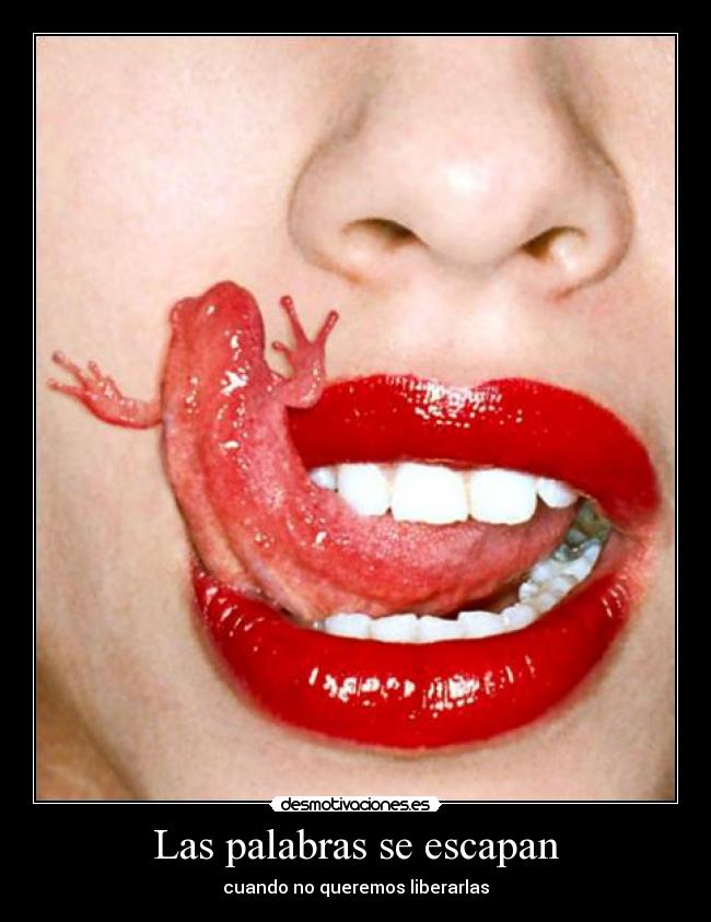 Las palabras se escapan - 
