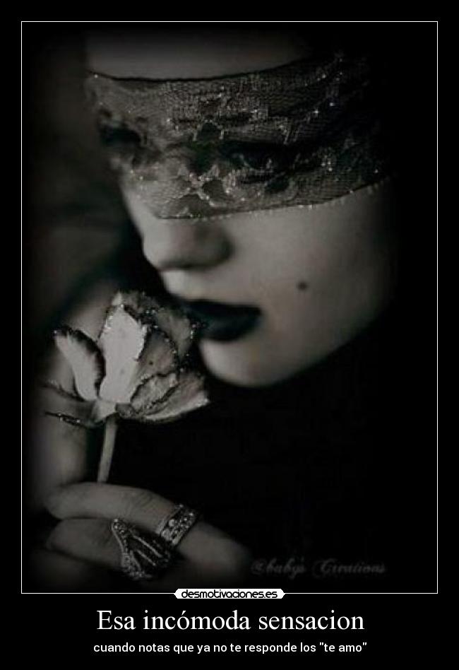 Esa incómoda sensacion - 