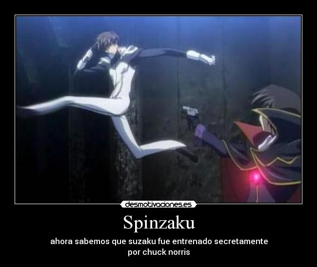carteles code geass chuck norris desmotivaciones
