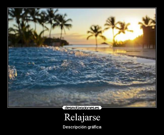 Relajarse - Descripción gráfica