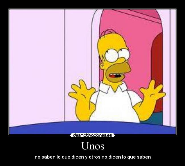 carteles devalencia69elsaber nosaber homer simpson desmotivaciones