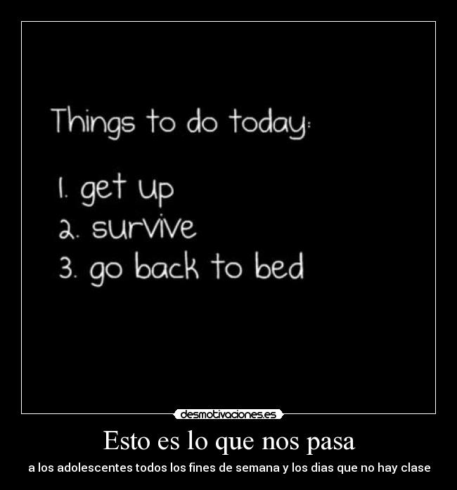 Esto es lo que nos pasa -