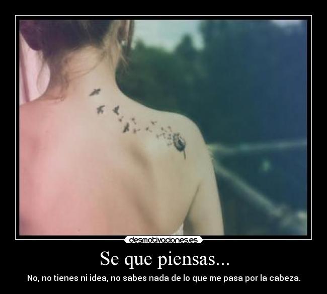 Se que piensas... - 