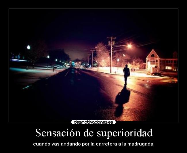 Sensación de superioridad -