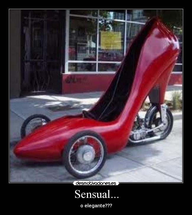 Sensual... - o elegante???