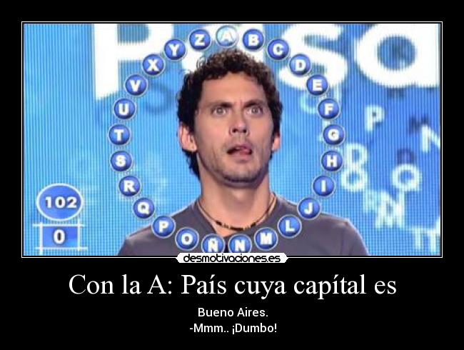Con la A: País cuya capítal es - 