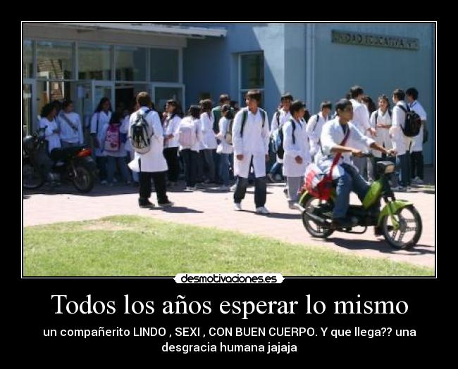 Todos los años esperar lo mismo -