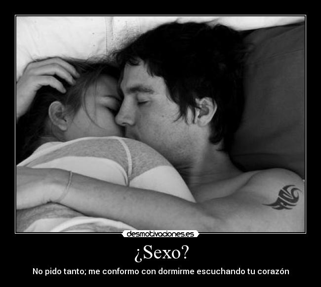 ¿Sexo? -