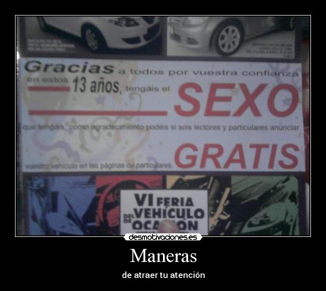 Maneras - de atraer tu atención