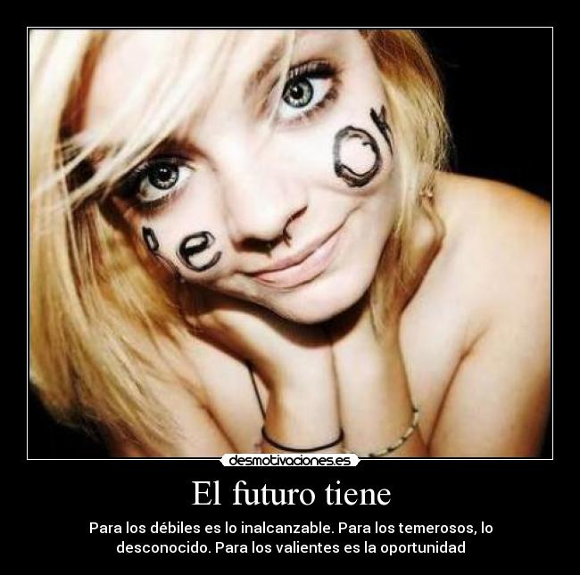 El futuro tiene -