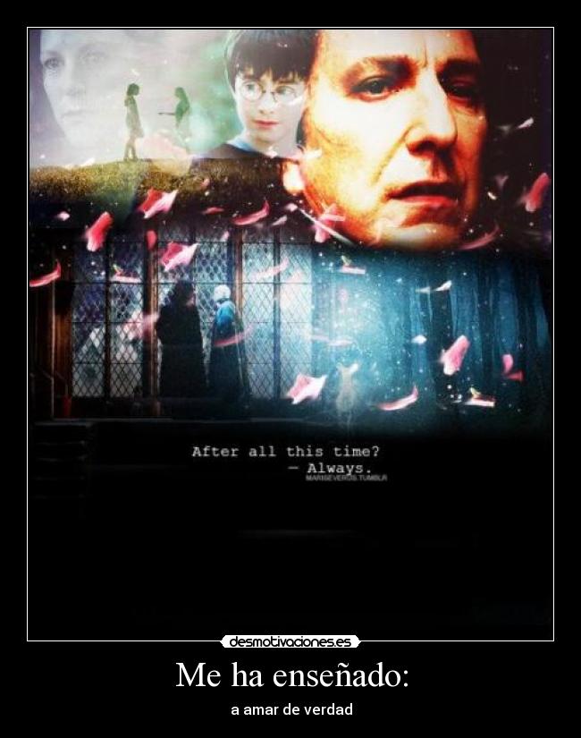 carteles severus snape desmotivaciones