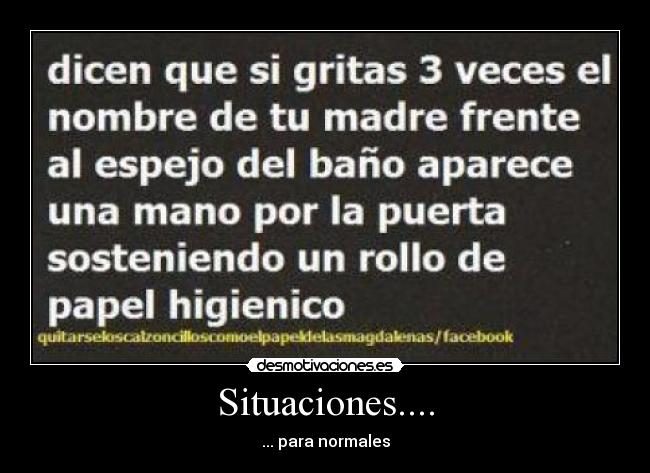 Situaciones.... -