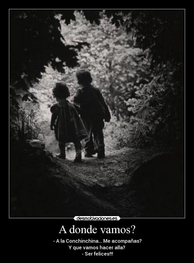 A donde vamos? - 
