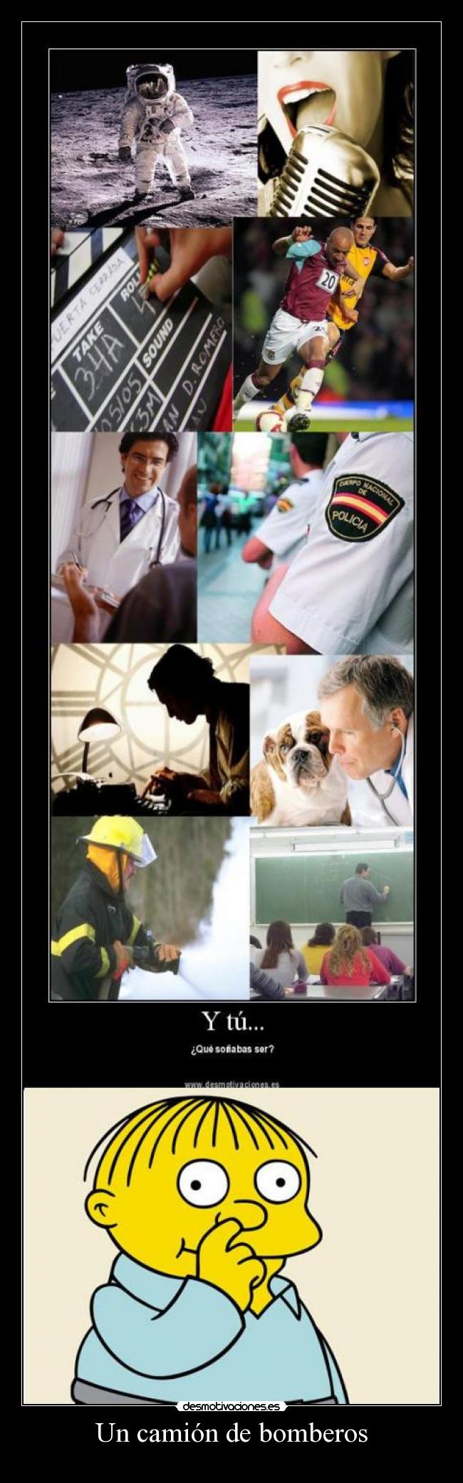 Un camión de bomberos - 