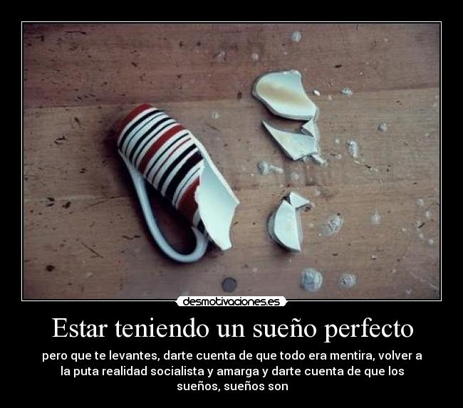 Estar teniendo un sueño perfecto - 