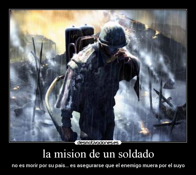 la mision de un soldado - 