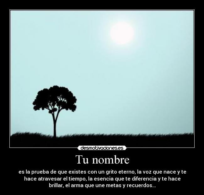 Tu nombre -