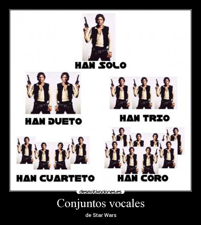 Conjuntos vocales - de Star Wars